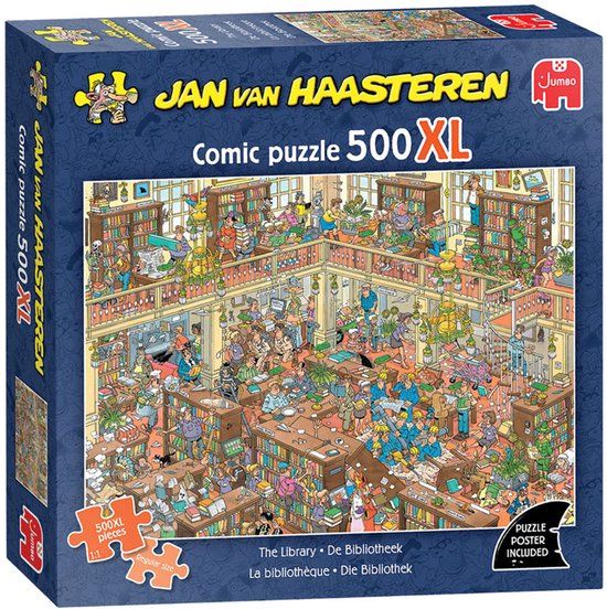 Jan van Haasteren De Bibliotheek 500 XL Puzzel