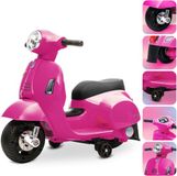 Sun Baby Vespa Elektrische Kinderscooter Donkerroze