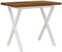 vidaXL Table de salle à manger carrée 90 x 55 x 75 cm Acacia massif