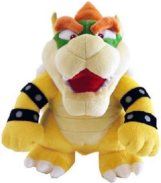 Super Mario Bowser 26 cm Plush Toy - Yellow/Green