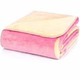 Glart Knuffeldeken oudroze rendier XL deken 150 x 200 cm