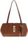 GUESS Brooke Shoulder Satchel Bag Cognac