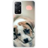 Xiaomi Bedrukt siliconen hoesje compatibel met Redmi Note 11 Pro, Xiaomi Redmi Note 11 5G Chiot rêveur