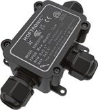 HOFTRONIC Lasdoos IP68 Waterdicht T-vorm Zwart