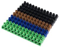 REV Kroonluchtklemmen, blikklemmen, 10 stuks, 12-polig, 1,5-4,0 mm², deelbaar, meerkleurig