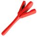 A-Star houten traditionele hand castanet klepel in rood