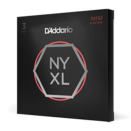 D'ADDARIO NYXL1052-3P Gitaarsnaren - Elektrische Gitaar - 10-52 - 3-pack