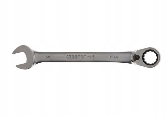 Gedore Ringsleutel met Ratel 19mm, 247mm - Flexibel en Duurzaam