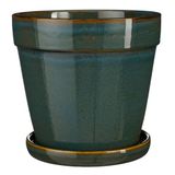 Mica Decorations bloempot met schotel Clint