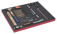 Bahco Foaminlay Fit&Go 3/3 met doppen en toebehoren 1/4" en 1/2" en slaggereedschap - 48-delig - FF1A28