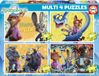 Educa Zootopia 2 - 4-in-1 Legpuzzelset voor Kinderen
