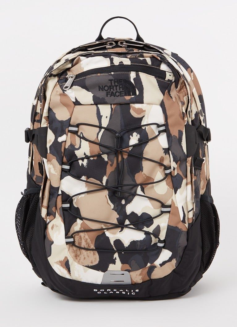 The North Face Boreali Classic Backpack with Print and 15-inch Laptop Compartment
