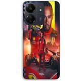 Ferrari Hoesje voor Xiaomi Redmi 13C 4G Lewis Hamilton Scuderia Ferrari officiële F1 Maniacase