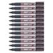 Pentel Paint Marker permanente marker MMP20, bruin, 12 stuks