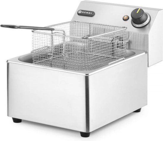 Hendi 6L - Frituurpan - RVS - 3300W - Koude zone