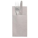30 Canguro Plus 30 stuks - servetten 'Like Linen' 70 g/m², 40 x 45 cm, chocoladebruin