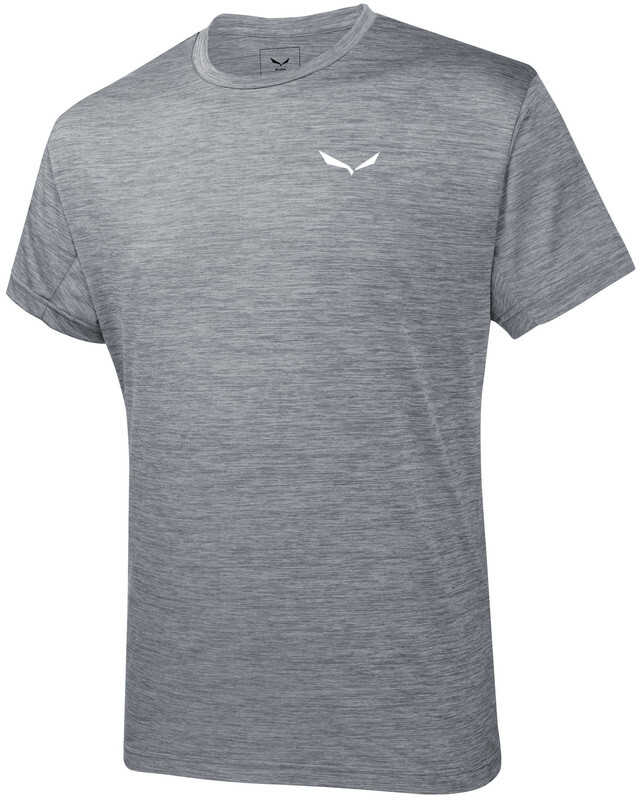 SALEWA Puez Melange Dry T-shirt Heren, quiet shade melange