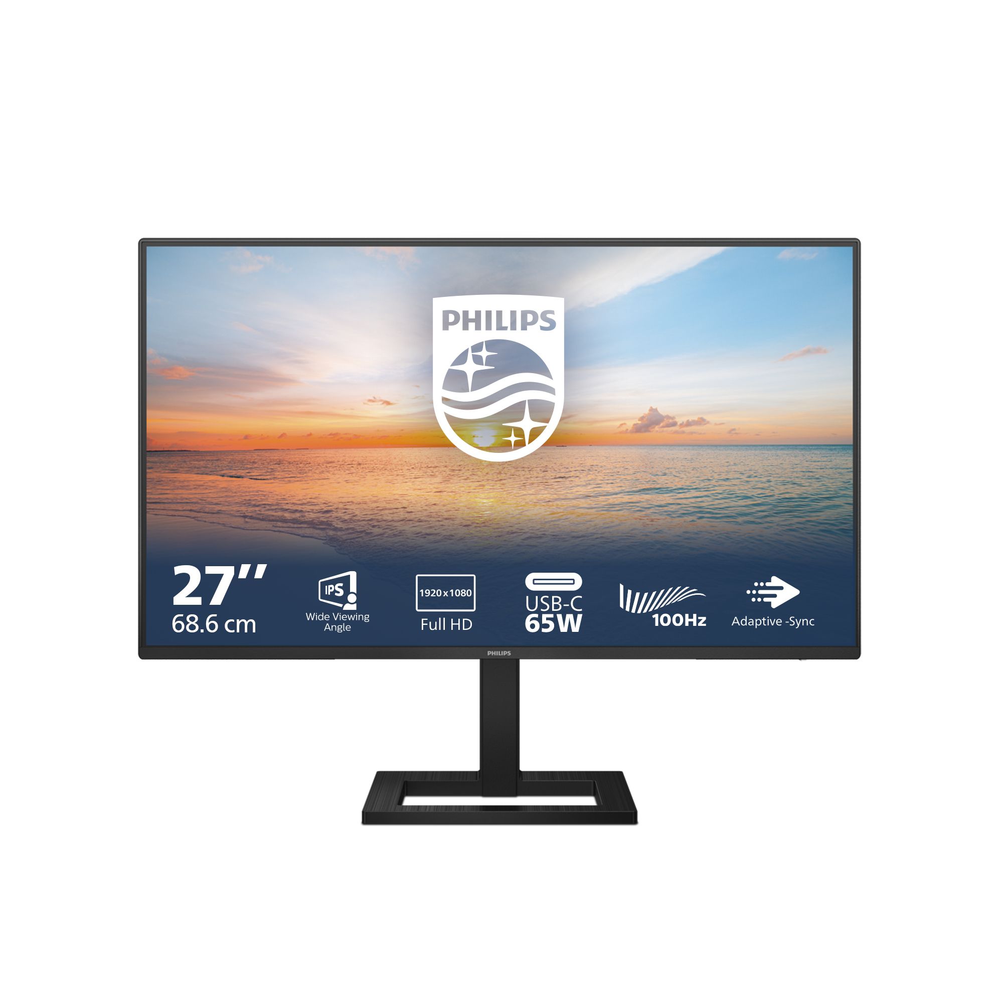 Philips 27" Full HD USB-C Monitor - 100Hz - 65W - 27E1N1300AE/00