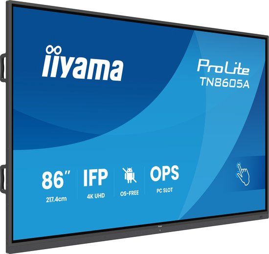 iiyama TN8605A-B1AG Interactief flatscreen 85.6" 4K Ultra HD Zwart