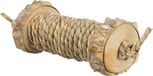 Trixie Rouleau de jeu pour rongeur en bois avec herbe de mer