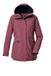 killtec dames Outdoor parka/functionele parka met capuchon KOW 19 WMN PRK, hellpflaume, 44, 43307-000