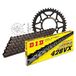 Kettingset DID Kettingset staal 428VX / 130 klinknagel slot voor Kawasaki ZL Eliminator 125 cc Bj. 2004-2007