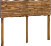vidaXL - Live - Edge - Hoofdbord - ROSTOCK - Naturel - 150 cm - Massief - Acacia - Hout