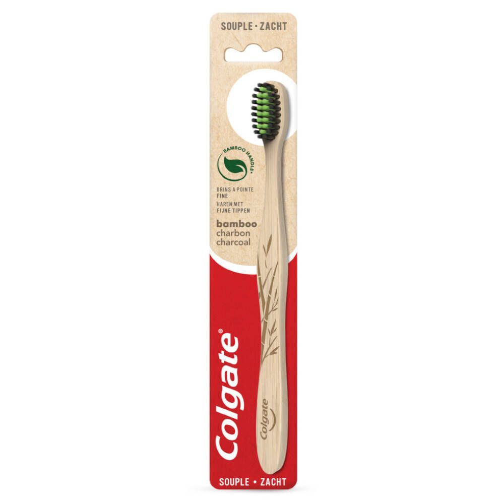 Colgate Tandenborstel Bamboo Charcoal Soft Milieuvriendelijk