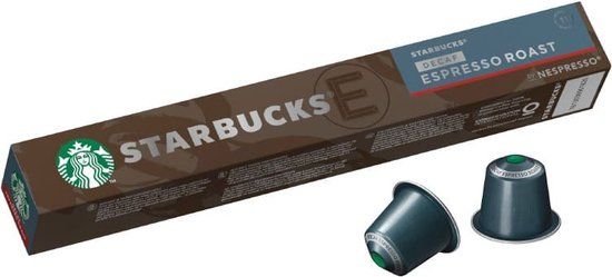 Starbucks Decaf Espresso Roast Koffiecups voor Nespresso - 10 cups