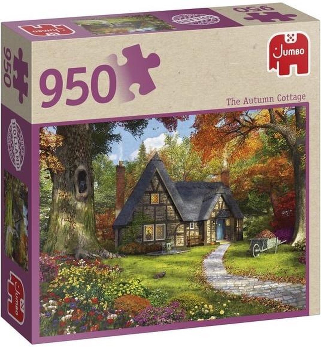 Jumbo Premium Collection Puzzel The Autumn Cottage - Legpuzzel - 950 stukjes