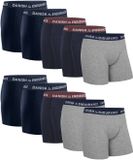 DANISH ENDURANCE Boxershorts - Katoenen Ondergoed - Klassieke Pasvorm - Heren - 10 paar - 3XL