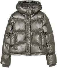 Indian Blue Jeans Winter Metallic Jacket Girls - Brown - Metallic - Size 152