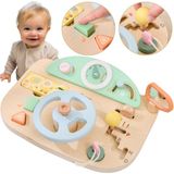 Classic World Houten Speelgoed Stuurwiel met Accessoires voor Kinderen