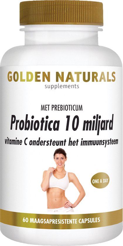 Golden Naturals Probiotica 10 miljard - 60 veganistische capsules