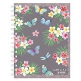 Herlitz Ladylike Butterflies schrijfblok & schrift A5 100 vel Grijs, Meerkleurig