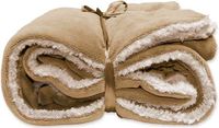 Unique Living Lars - Fleece Plaid - 150x200 cm - Honey