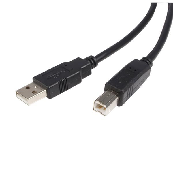 StarTech.com USB 2.0 A naar B Kabel - 4.6m - Zwart