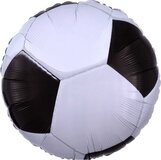 Amscan Folieballon Voetbal - Zwart/Wit - 1 Stuk