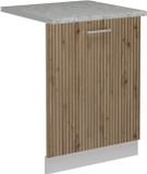 Vicco R-Line Vaatwasserfrontpaneel – 60 cm, WB Marmer Artisanaal eiken