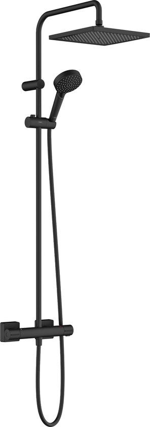 Hansgrohe Vernis Shape Showerpipe 240 1jet EcoSmart - Mat Zwart