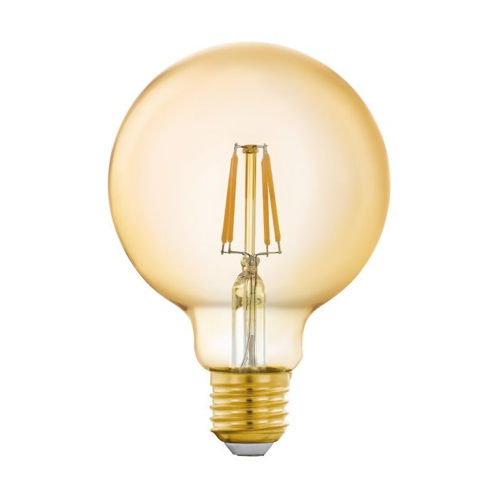 EGLO LED Lamp - E27 - Globe - 4.9W - 500lm - 2200K - Warm Wit - Niet Dimbaar