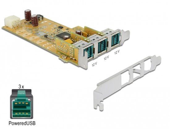 Delock 89656 interfacekaart/-adapter Intern USB 2.0