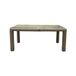 AVH-Collectie Bergamo dining tuintafel 240x100x78 cm aluminium wicker gehard glas bruin terre 8 personen