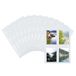 HERMA 7583 Fotophan fotohoezen wit (9 x 13 cm hoog, 10 hoesjes, folie) met etiketten en europerforatie voor mappen en ringboeken, aan beide zijden te gebruiken fotohoezen