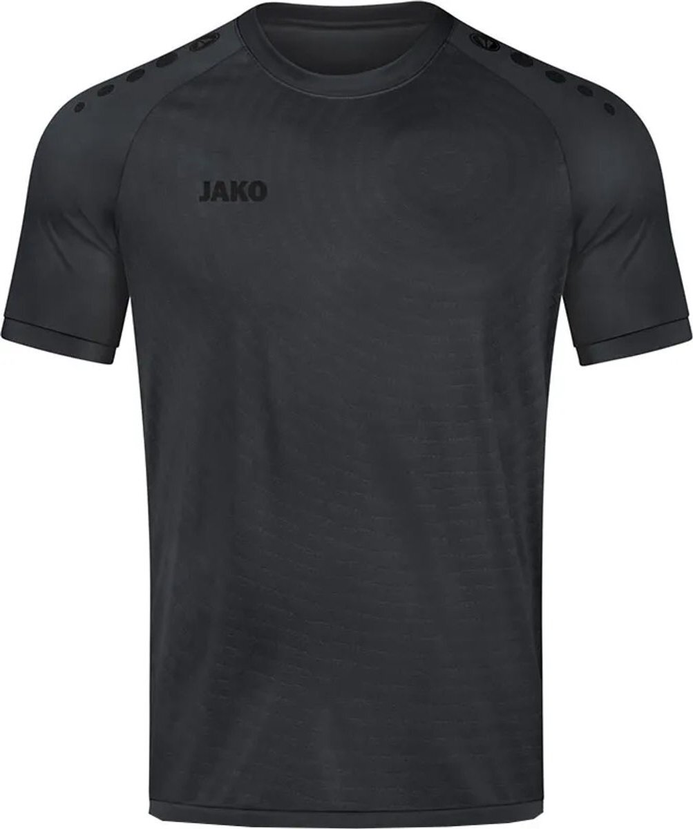 JAKO World Shirt Korte Mouw Heren - Asfalt | Maat: M