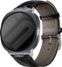 Strap-it Luxe lederen band - Crocodile bandje leer met gespsluiting geschikt voor Samsung Galaxy Watch 9 (40/44mm) / Watch 8 (40/44mm) / 8 Classic (46mm) - noir