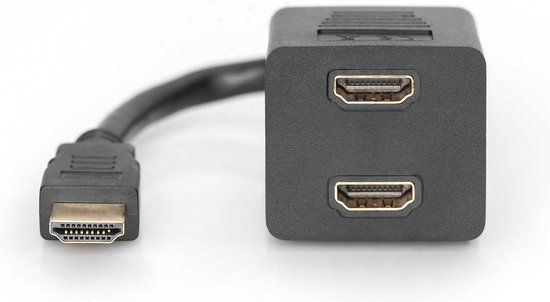 Digitus HDMI Splitter - 2xHDMI - Zwart