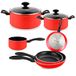 Fagor Maxima Kookpannenset, inductie, 8-delige set, rood