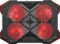 Genesis Oxid 260 laptop cooling pad 43,9 cm (17.3") 1010 RPM Black, Red