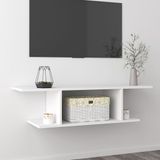 Maison Exclusive - meuble TV mural, blanc, 103x30x26,5 cm